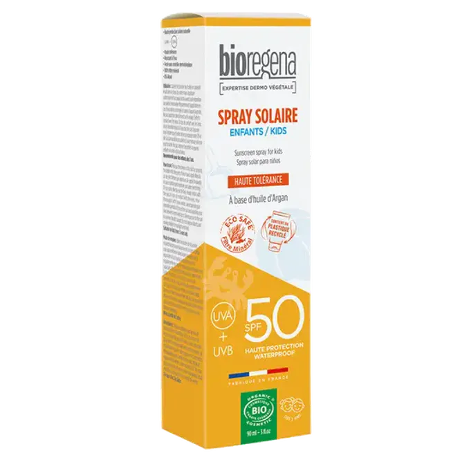 Hovedbilde Solkremspray til barn SPF 50, 90ml / Bioregena