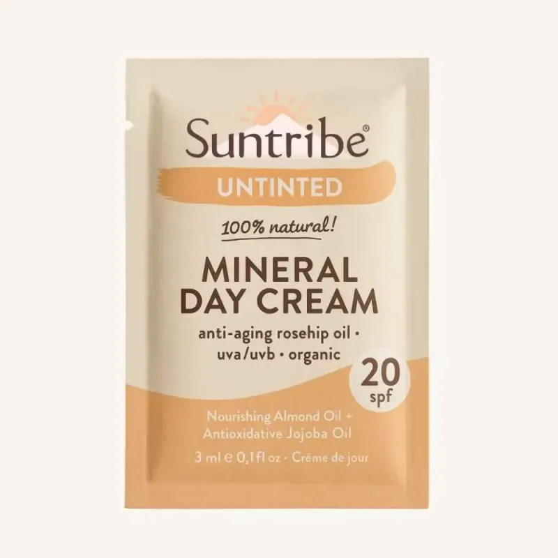 TESTER 3ml: Natural Mineral Day Cream Spf 20 - Untinted / Suntribe 