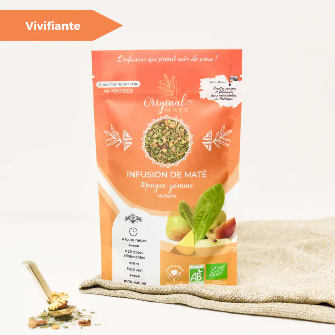 Hovedbilde Urtete: Mango & Apple Organic Mate - 80g / Original Mate