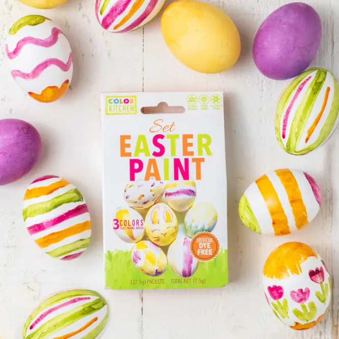 Hovedbilde Natural Easter Paint Set - plantebasert maling til egg / Color Kitchen