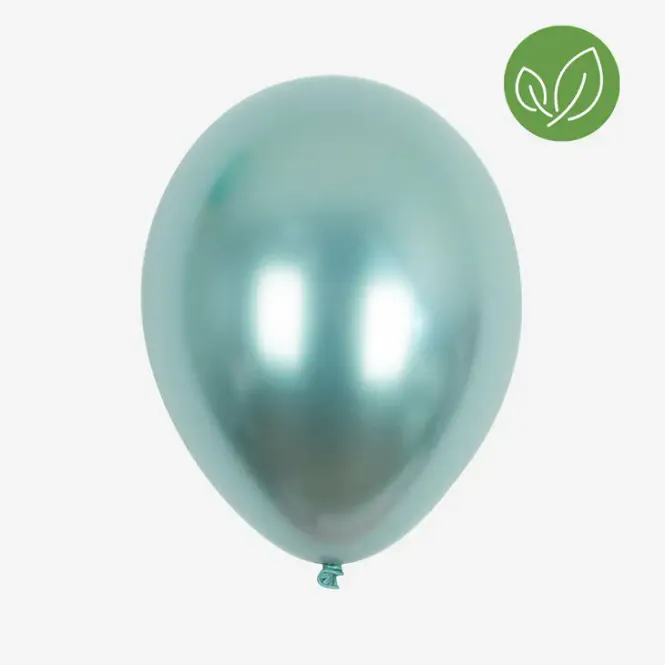 Hovedbilde Plastfrie ballonger, 5 stk Green Chrome / My Little Day
