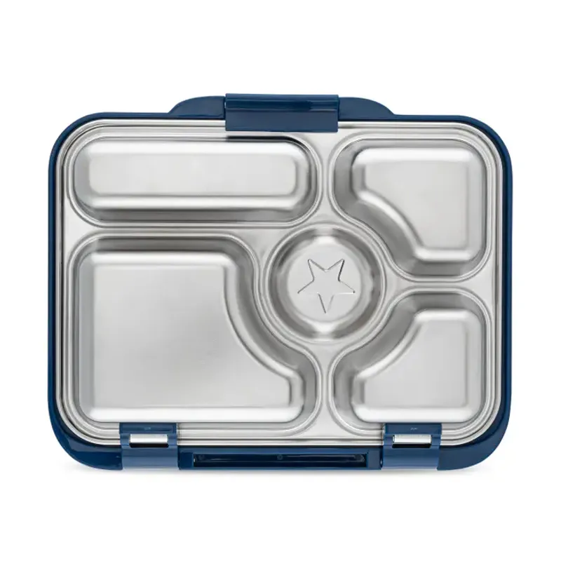 Bento matboks med flere rom, Santa Fe Blue / Yumbox