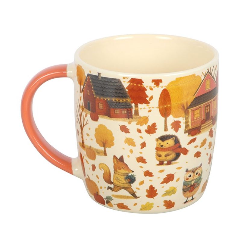 Creature Comforts Autumn Mug and Tea Strainer Set | Something Different