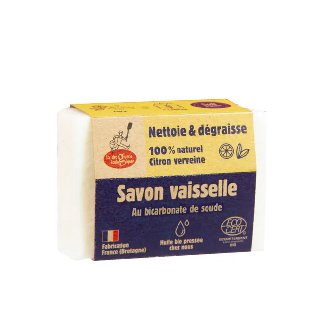 Hovedbilde Oppvasksåpe med natron & sitron 150g, økologisk / La drogurie Ec