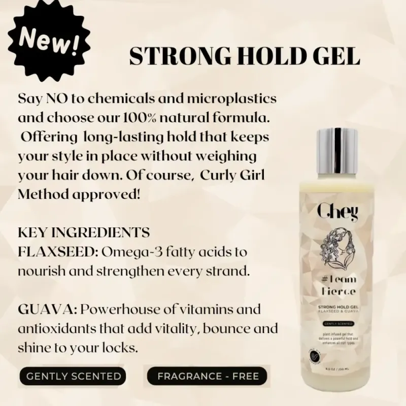 Strong Hold Gel 250ml / Chey Haircare