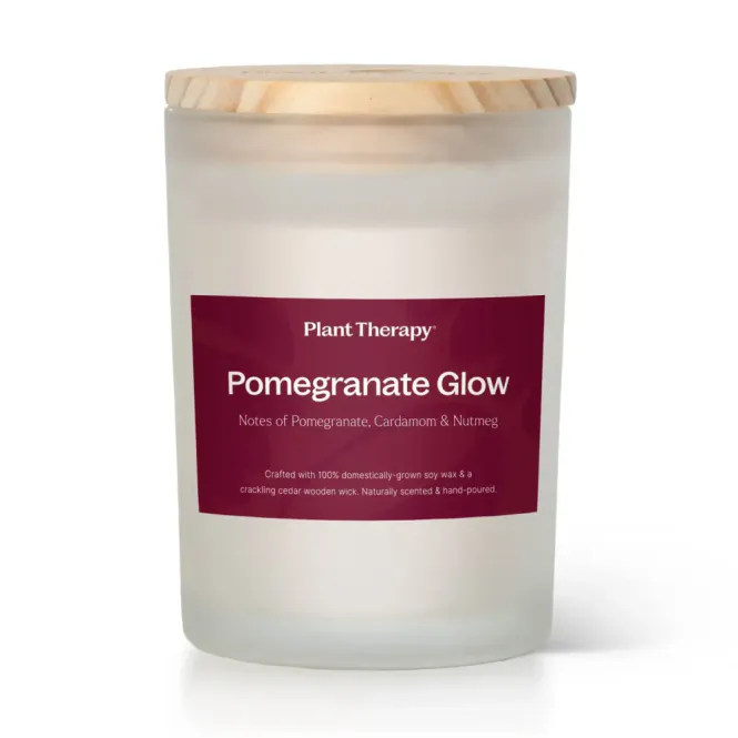 Hovedbilde Pomegranate Glow - naturlig duftlys / Plant Therapy