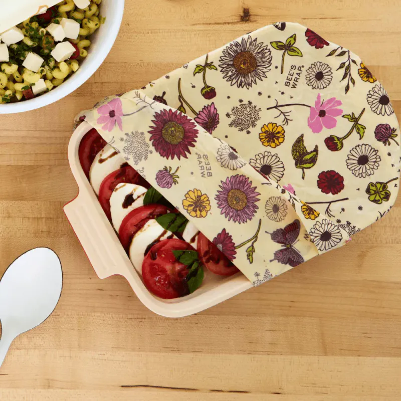 3pk bivoksark str. S,M,L - Ocean Print Assorted / Bee´s Wrap