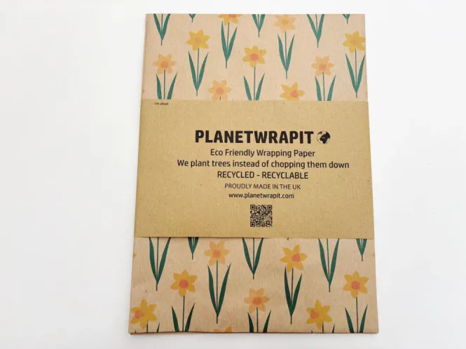 Hovedbilde Daffodil - miljøvennlig gavepapir / PlanetWrapIt