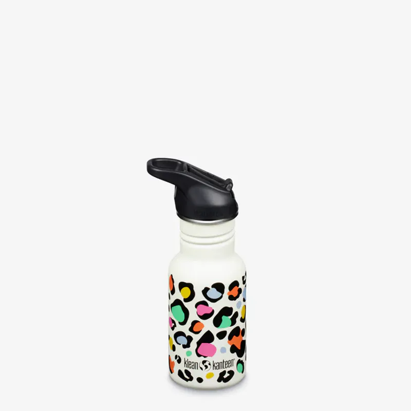 Drikkeflaske Flip Seal 355 ml, Leopard Print / Klean Kanteen