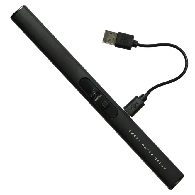 Hovedbilde Oppladbar elektrisk lighter med USB, Sort / Sweet Water Decor