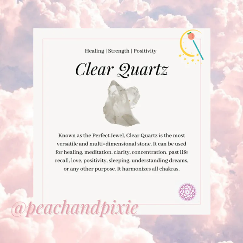 Klar Kvarts / Peach and Pixie