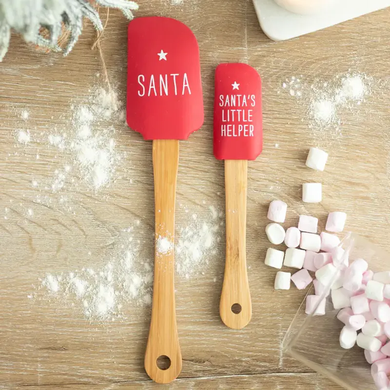2pk slikkepott i silikon, Santa's Helper / Something Different W