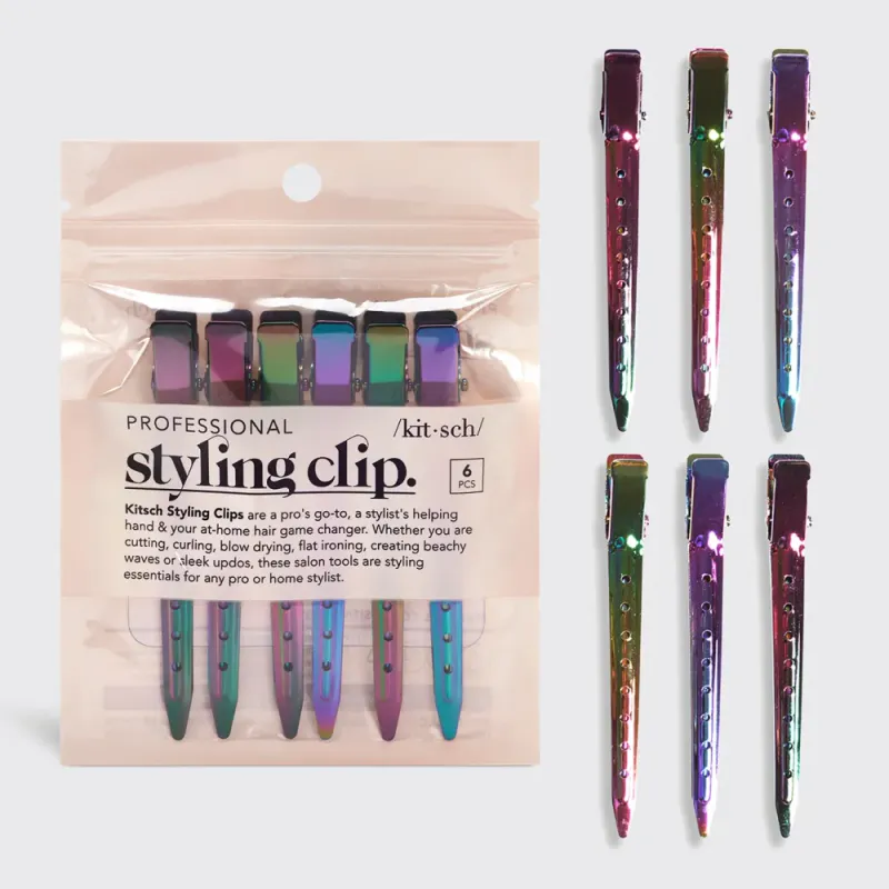 Professional Styling Clips 6stk / Kitsch