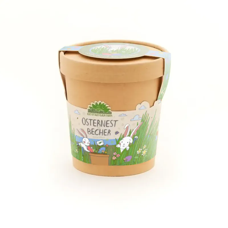 Easter Nest out of the Cup / Die Stadtgärtner