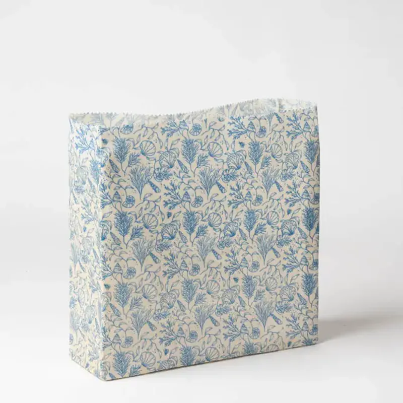 Large Beeswax Wrap Bag, Sea Floor / SuperBee