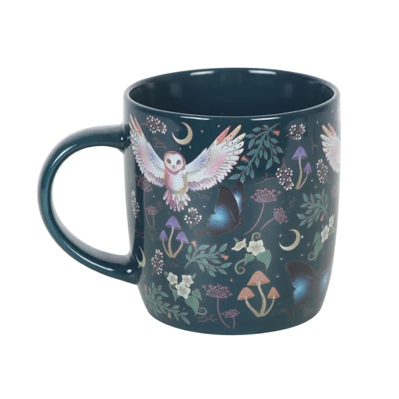 Night Flight Owl Print Mug 340 ml, Something different