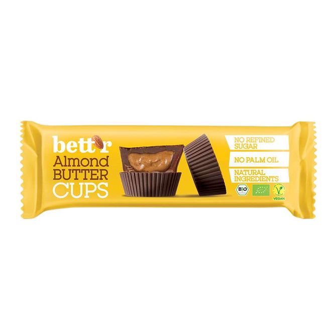 Hovedbilde Almond Butter Cup - økologisk & vegansk 3x13g / Bett´r