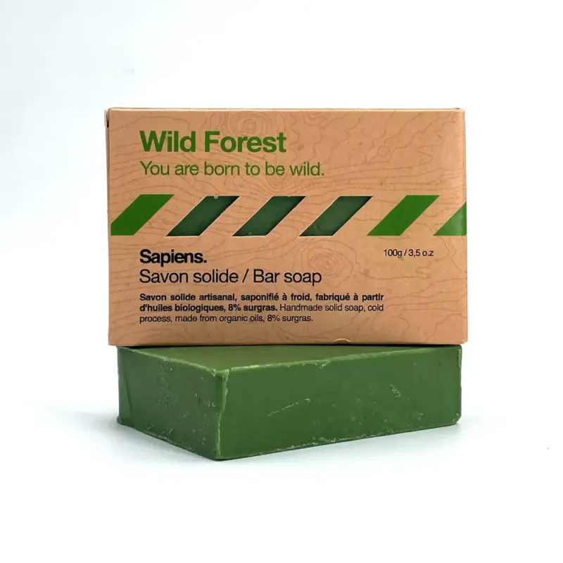 Organic Bar Soap - Wild Forest 100g / Sapiens