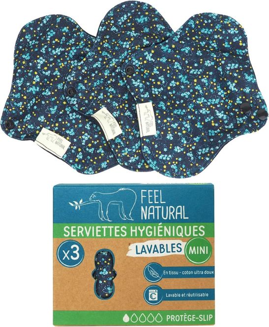 Hovedbilde 3pk tøybind, MINI / Feel Natural