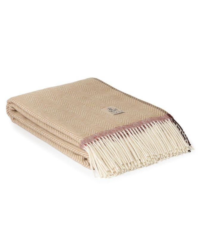 Ullpledd Denver krem 140x200 cm, MoST