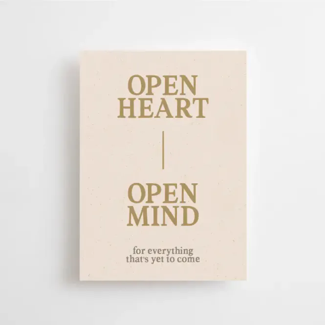 Hovedbilde Open Heart Open Mind - Mini Card / Anna Cosma
