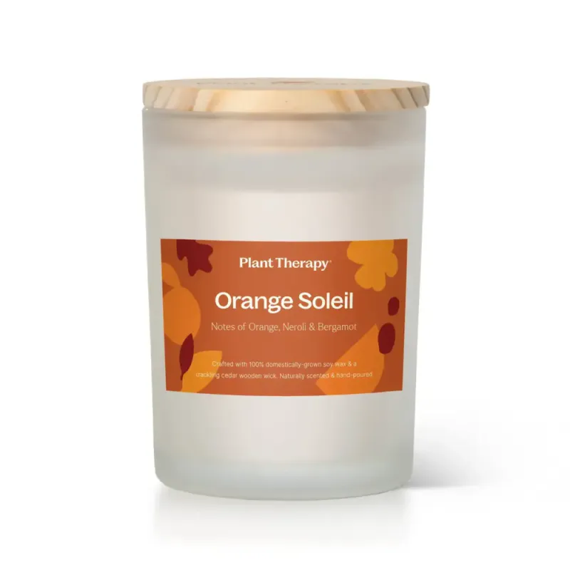 Orange Soleil - naturlig duftlys / Plant Therapy