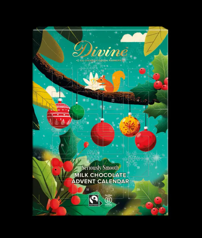 Divine Advent Calendar Smooth Milk Chocolate 85g
