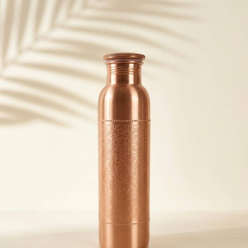 Kobberflaske Mandala 900 ml, Forrest & Love