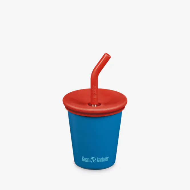 Hovedbilde Kid Cup Straw Lid 296 ml, Mykonos Blue / Klean Kan