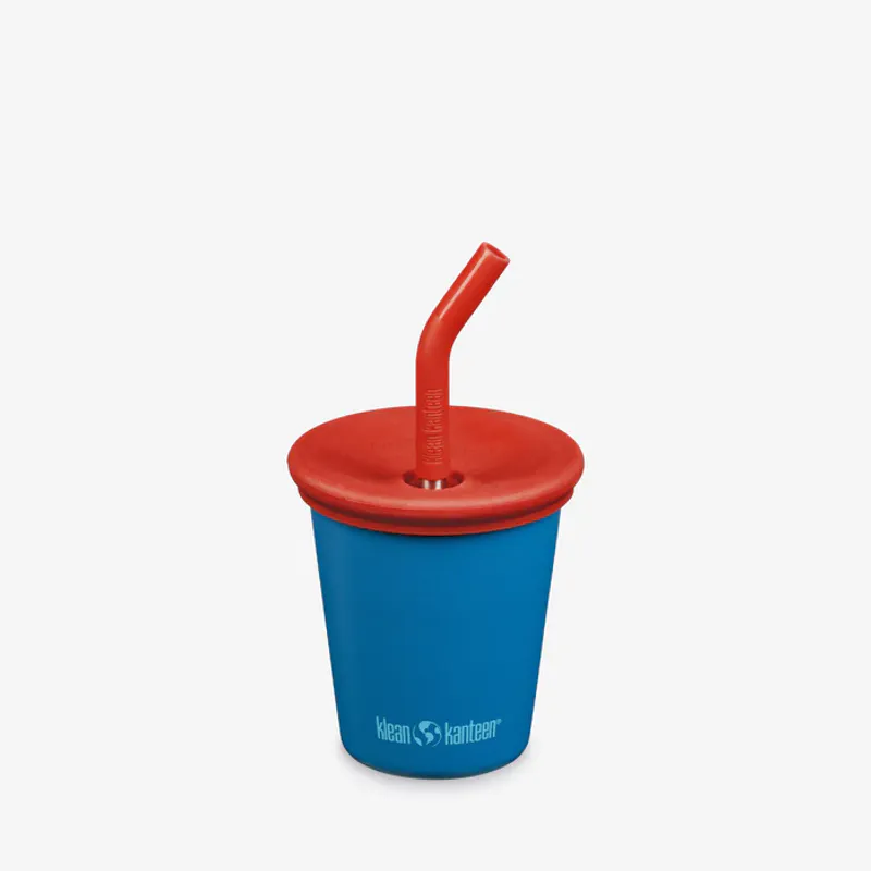 Kid Cup Straw Lid 296 ml, Mykonos Blue / Klean Kan
