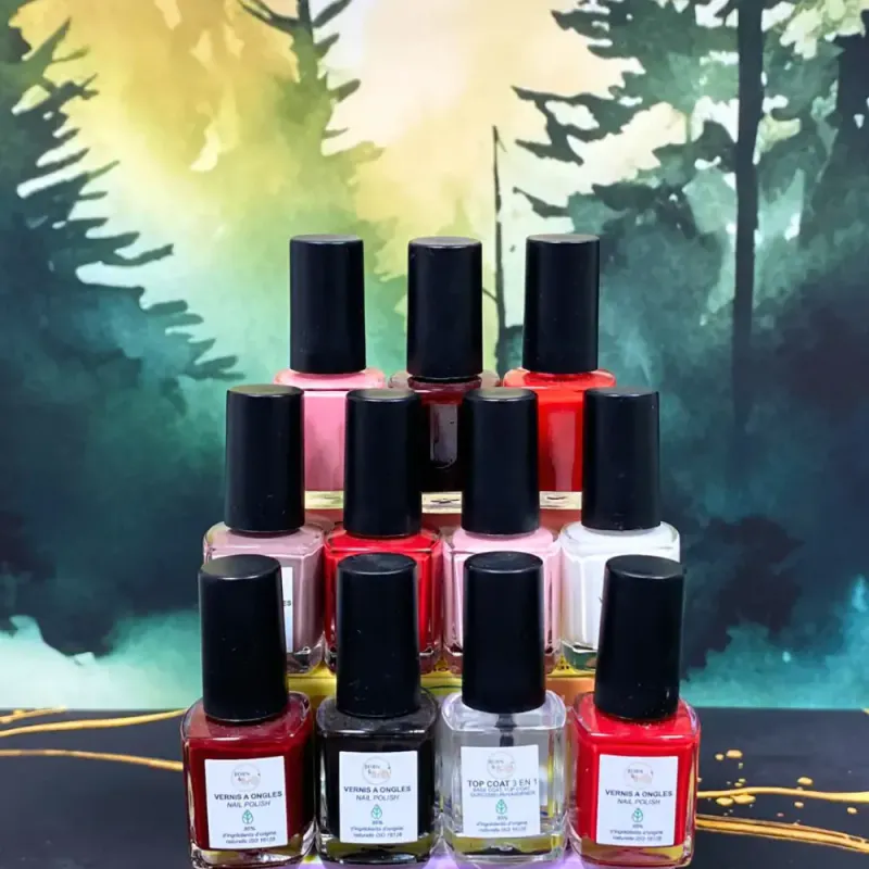 N°7 Cherry - Natural Nail Polish 7ml / Born to Bio