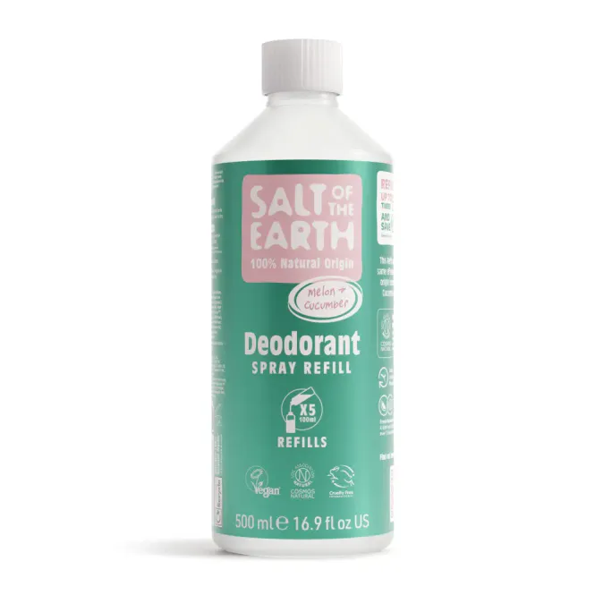 Hovedbilde REFILL 500ml - Melon & Cucumber Natural Deodorant / Salt of the Earth 