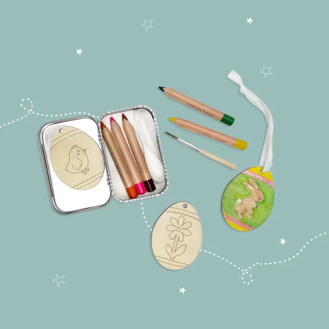 Hovedbilde Colour Your Own Easter Egg Decorations / Cotton Twist