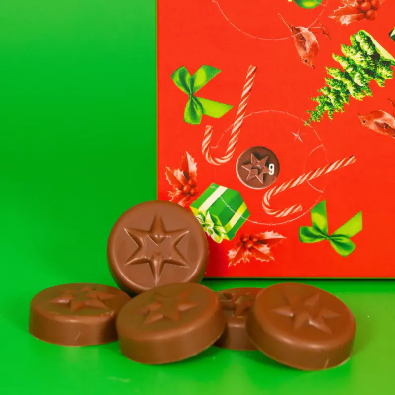 Montezuma's Advent Calendar Milk Chocolate Organic 150g