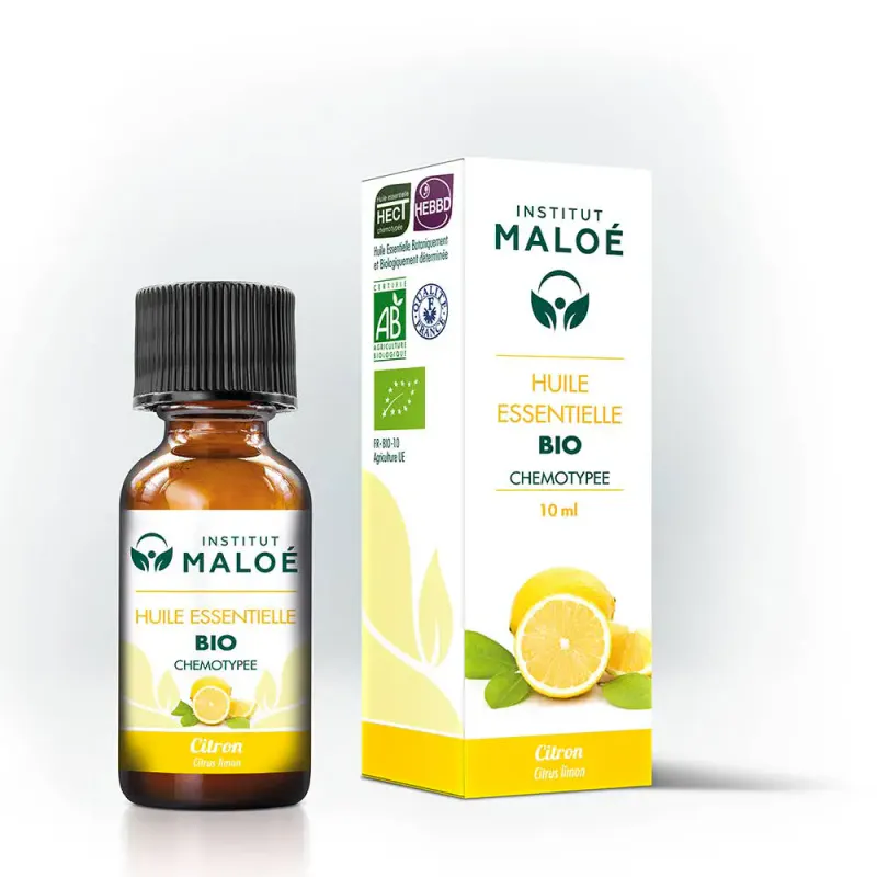 Sitron eterisk olje, økologisk 10 ml – Institut Maloé