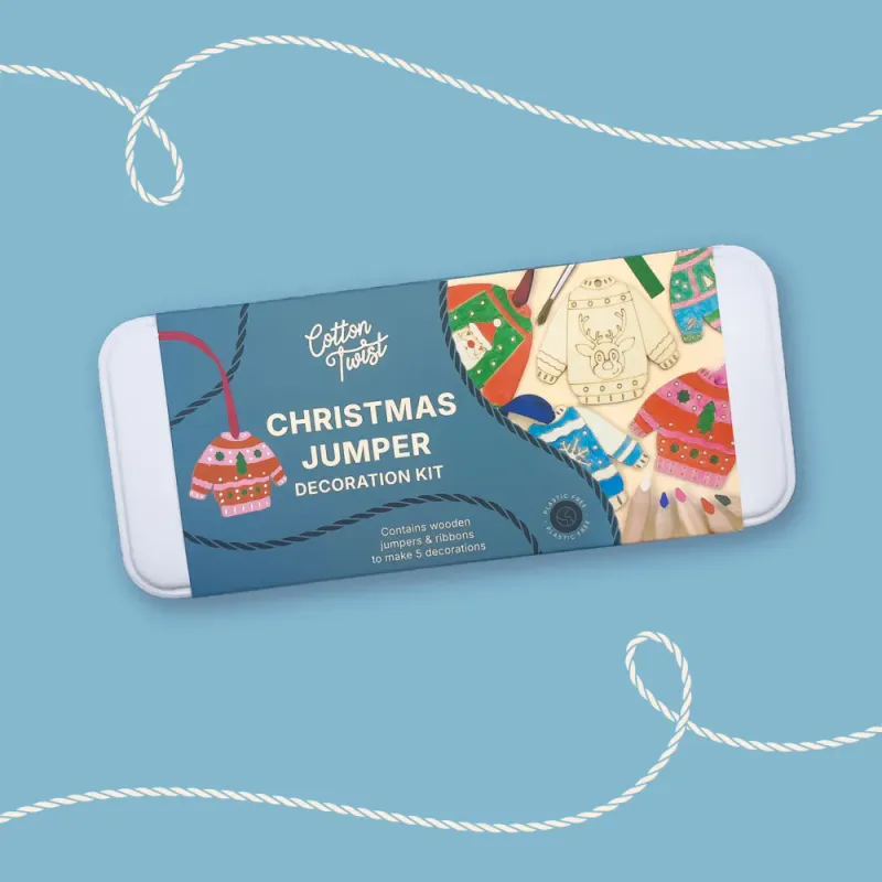 Christmas Jumper Decoration Kit / Cotton Twist