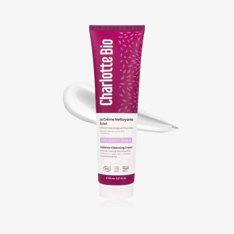 Økologisk rensekrem normal til tørr hud 150ml - Charlotte Bio