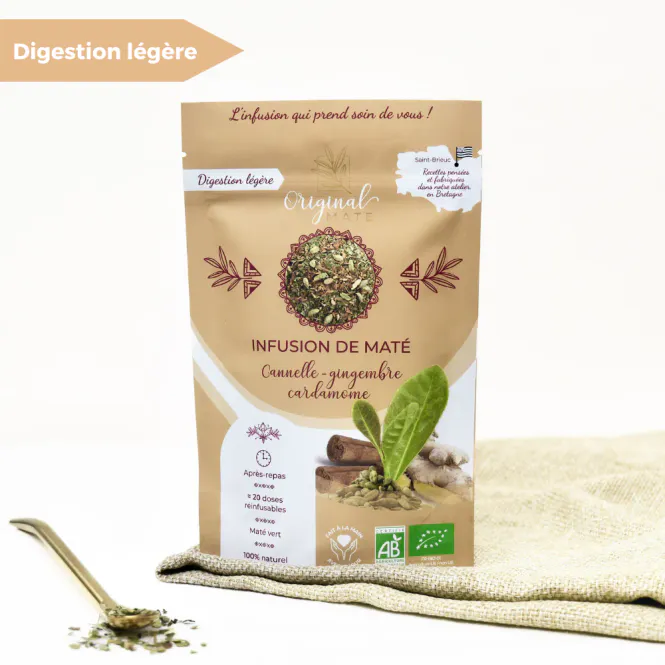 Hovedbilde Urtete: Cinnamon, Ginger  & Cardamom Organic Mate - 80g / Original Mate
