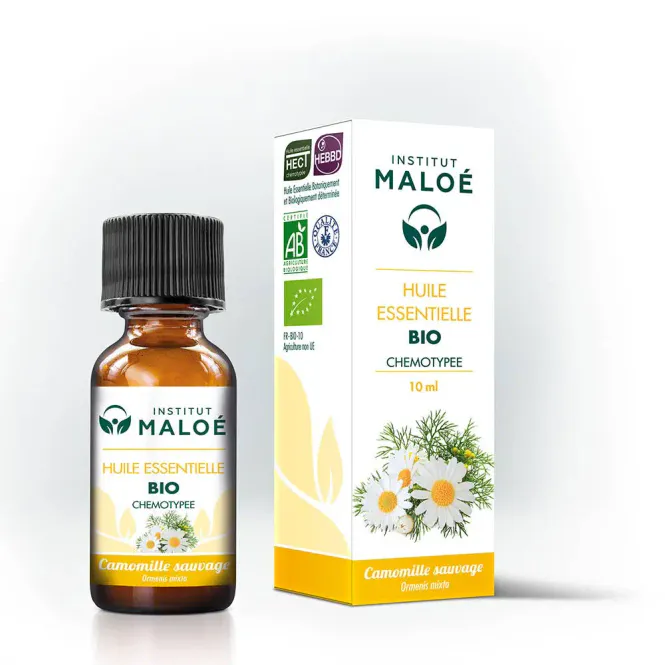 Hovedbilde Kamille eterisk olje, økologisk – 10 ml,  Institut Maloe
