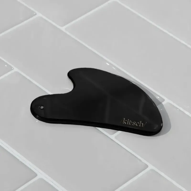 Gua Sha Stainless Steel - BLACK / Kitsch