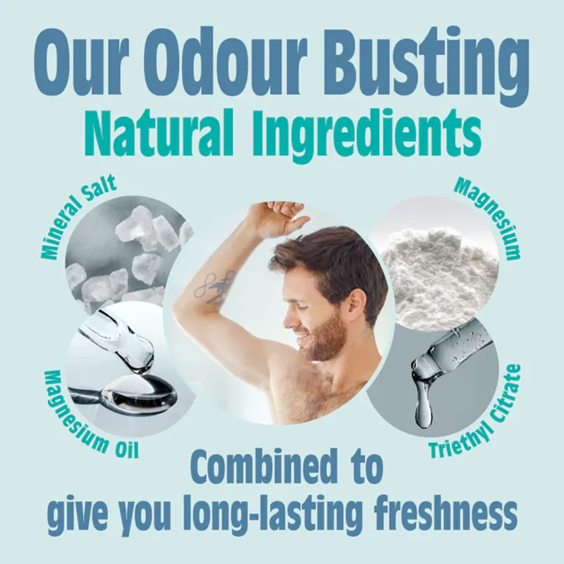 REFILL 300ml - Ocean & Coconut Natural Spray Deodorant / Salt of the Earth 