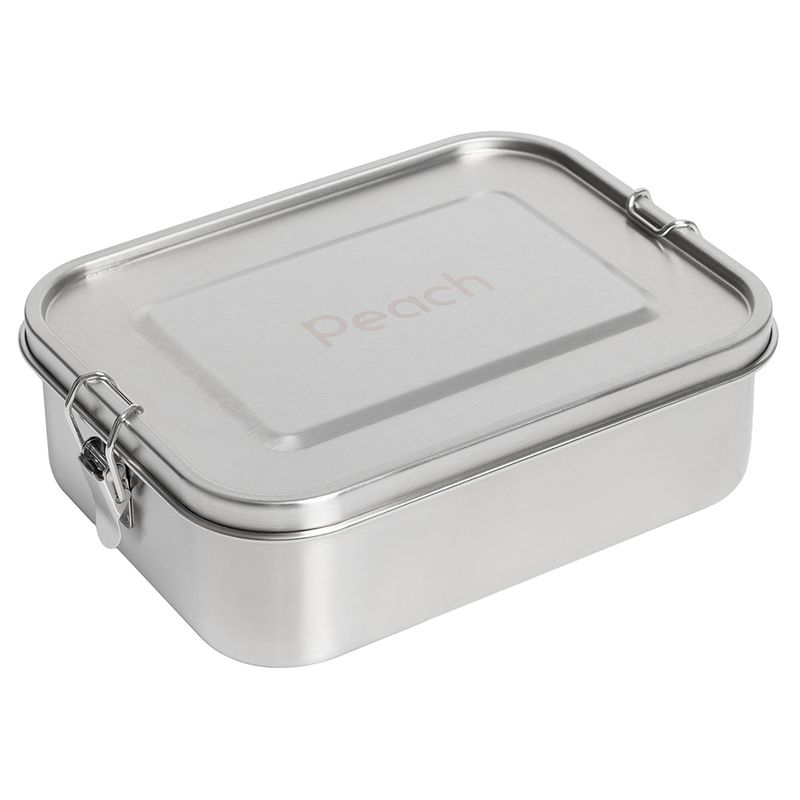 Lekksikker matboks uten plast - 1600ml / Peach