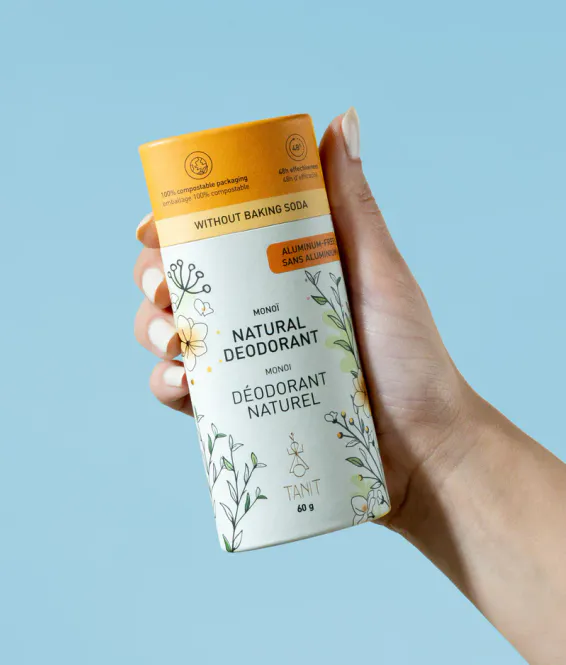 Hovedbilde Natural Solid Deodorant, Monoi 60g / TANIT